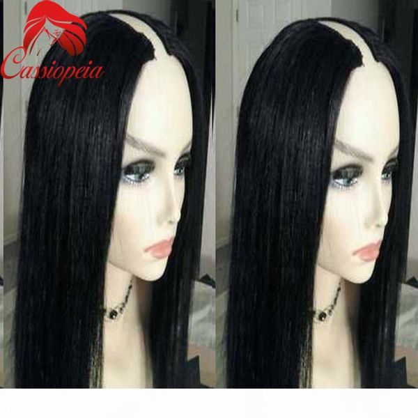 1x3 u opening size u part human hair wig silky straight glueless 100% unprocessed brazilian virgin hair u part wigs for black women, Black;brown
1x3 u opening size u part human hair wig silky straight glueless 100% unprocessed brazilian virgin hair u part wigs for black women, Black;brown