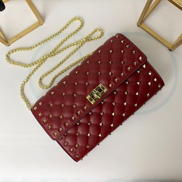 designer luxury women mini shoulder bag gold rivets fashion handbag genuine leather crossbody bag 24x16x4cm
designer luxury women mini shoulder bag gold rivets fashion handbag genuine leather crossbody bag 24x16x4cm