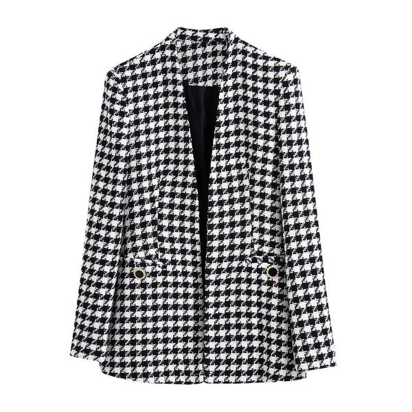 women's suits & blazers jc·kilig 2021 chiffon texture suit coat b4016, White;black
women's suits & blazers jc·kilig 2021 chiffon texture suit coat b4016, White;black