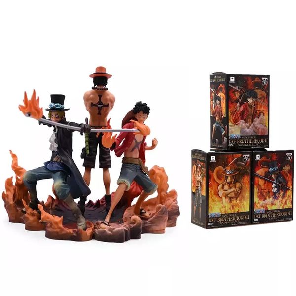 3pcs anime figurine monkey d luffy ace sabo three brothers set pvc action figure collection model toys doll 14-17cm
3pcs anime figurine monkey d luffy ace sabo three brothers set pvc action figure collection model toys doll 14-17cm
