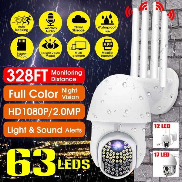 cameras 63 leds 1080p ptz wifi camera outdoor auto tracking speed dome wireless cctv security surveillance waterproof
cameras 63 leds 1080p ptz wifi camera outdoor auto tracking speed dome wireless cctv security surveillance waterproof