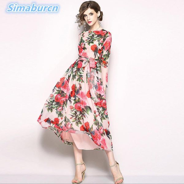 casual dresses 2021 european women long dress flowers print woman chiffon maxi loose sashes femme vestidos 2xl, Black;gray
casual dresses 2021 european women long dress flowers print woman chiffon maxi loose sashes femme vestidos 2xl, Black;gray