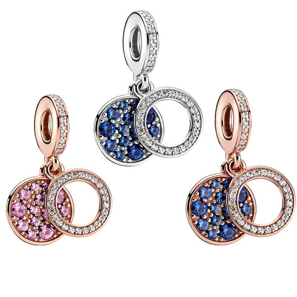 2020 new 925 sterling silver beads sparkling pink disc double dangle charm fit original pandora bracelet christmas jewelry, Black
2020 new 925 sterling silver beads sparkling pink disc double dangle charm fit original pandora bracelet christmas jewelry, Black