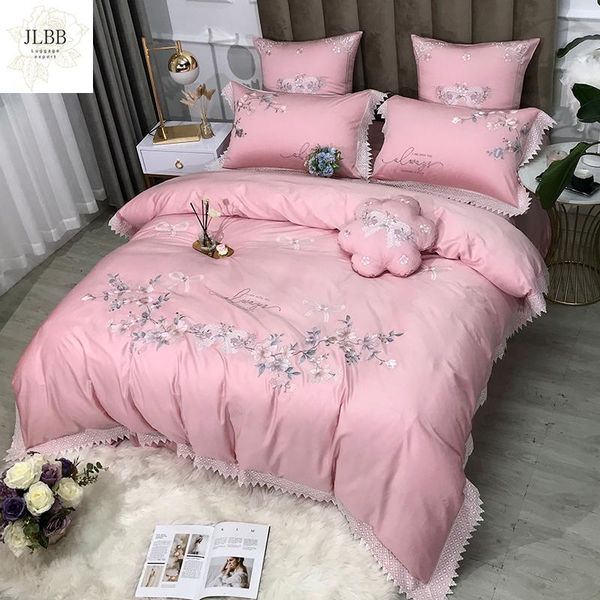 bedding sets pink white green luxury flowers butterfly embroidery 100s egyptian cotton lace set duvet cover bed sheet pillowcases
bedding sets pink white green luxury flowers butterfly embroidery 100s egyptian cotton lace set duvet cover bed sheet pillowcases