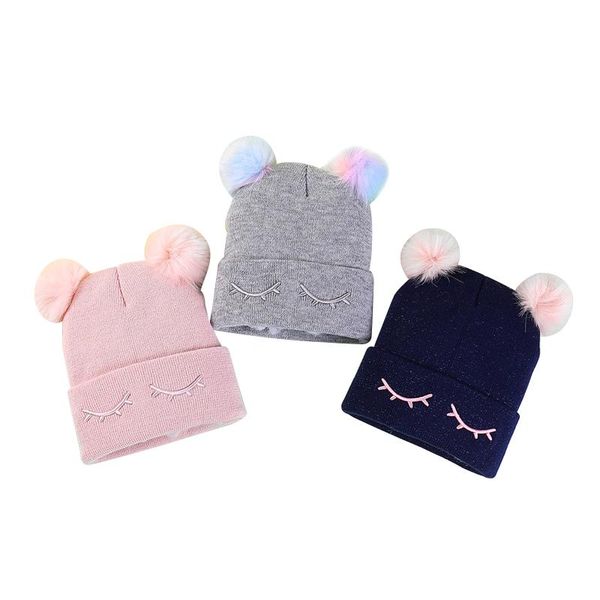 caps & hats kids woolen hat eyelash embroidery knitted cap earmuffs beanie for fall winter 4-12years, Yellow
caps & hats kids woolen hat eyelash embroidery knitted cap earmuffs beanie for fall winter 4-12years, Yellow
