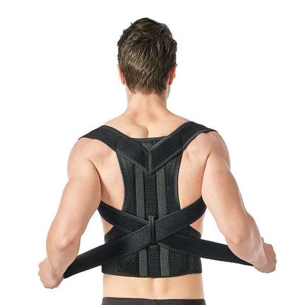 back support posture corrector adjustable belt spine shoulder brace belts invisible hunchback, Black;blue
back support posture corrector adjustable belt spine shoulder brace belts invisible hunchback, Black;blue