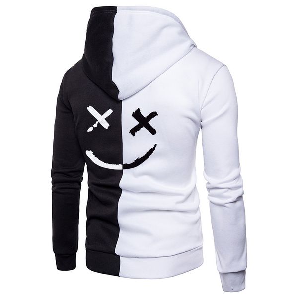 2021 new fashion men sweatshirt happy smiley print ladies patchwork hip hop streetwear hooded pullover zip hoodie t60y, Black
2021 new fashion men sweatshirt happy smiley print ladies patchwork hip hop streetwear hooded pullover zip hoodie t60y, Black