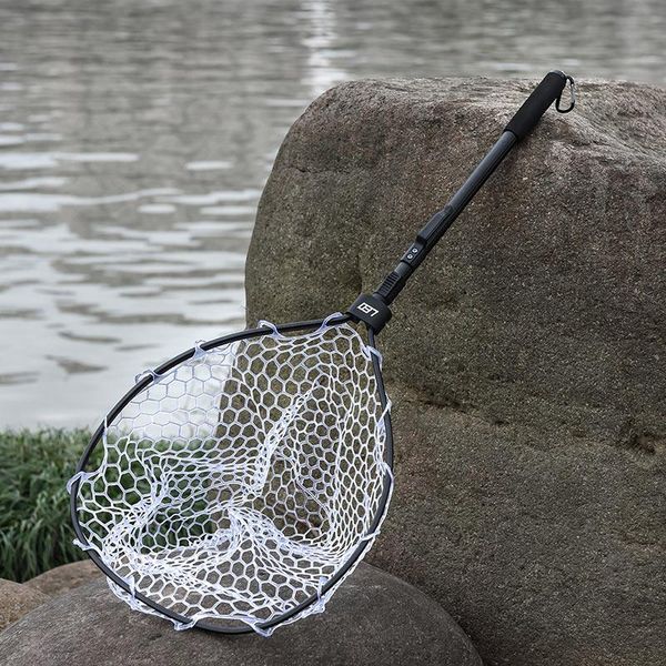 fishing accessories net fish landing foldable collapsible pole handle durable rubber material mesh ena88
fishing accessories net fish landing foldable collapsible pole handle durable rubber material mesh ena88