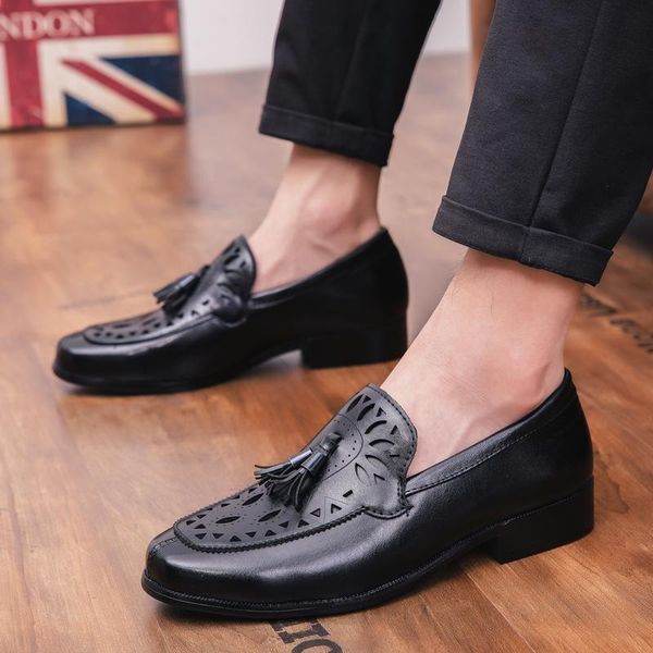 dress shoes trendy fashion men's tassel carved pattern oxford driving 2021 wedding prom formal footwear zapatos hombre vestir, Black
dress shoes trendy fashion men's tassel carved pattern oxford driving 2021 wedding prom formal footwear zapatos hombre vestir, Black