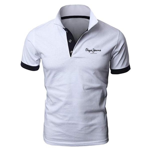 men's polos 2021 shirt short sleeve summer handsome and comfortable trend brand fashion, White;black
men's polos 2021 shirt short sleeve summer handsome and comfortable trend brand fashion, White;black