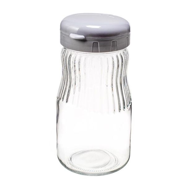 storage bottles & jars 1pc multifunctional glass can grains jar sealing can(grey)
storage bottles & jars 1pc multifunctional glass can grains jar sealing can(grey)