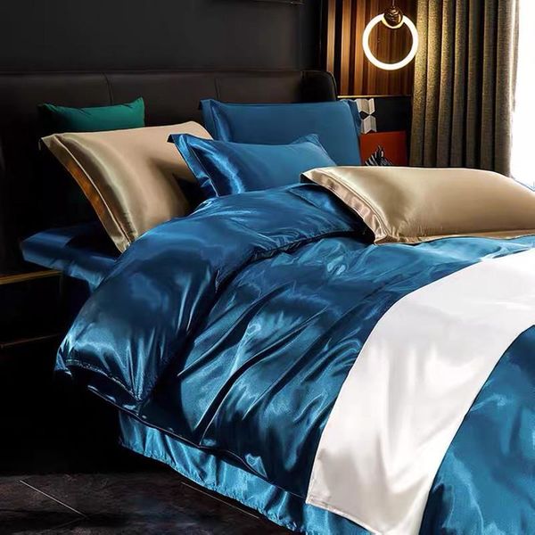 bedding sets luxury ice silk set summer pure color nude sleep wash 60-piece tencel quilt cover european smooth high-end bed
bedding sets luxury ice silk set summer pure color nude sleep wash 60-piece tencel quilt cover european smooth high-end bed