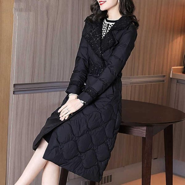 women's down & parkas women 2021 winter fashion long thick warm female solid cotton jackets ladies sleeve buttons padded coats t653, Black
women's down & parkas women 2021 winter fashion long thick warm female solid cotton jackets ladies sleeve buttons padded coats t653, Black