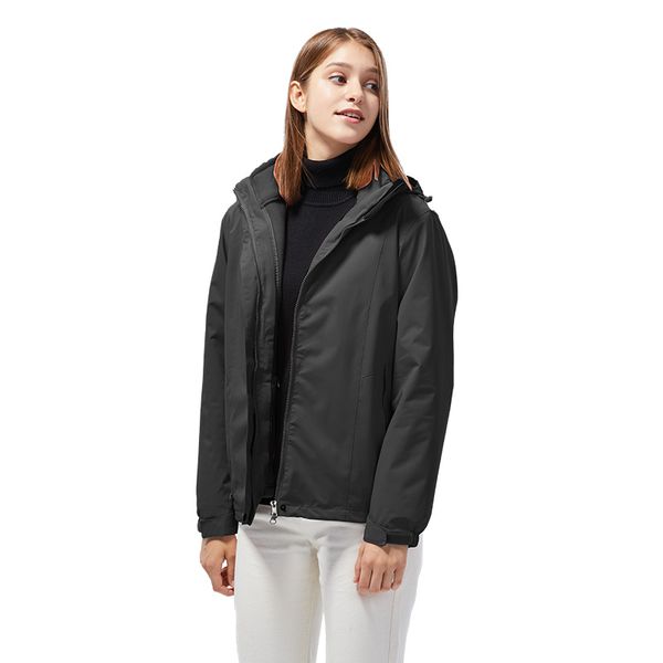 spring autumn and winter style women's three-in-one jacket outdoor sports removable hooded jackets 2131, Black;brown
spring autumn and winter style women's three-in-one jacket outdoor sports removable hooded jackets 2131, Black;brown