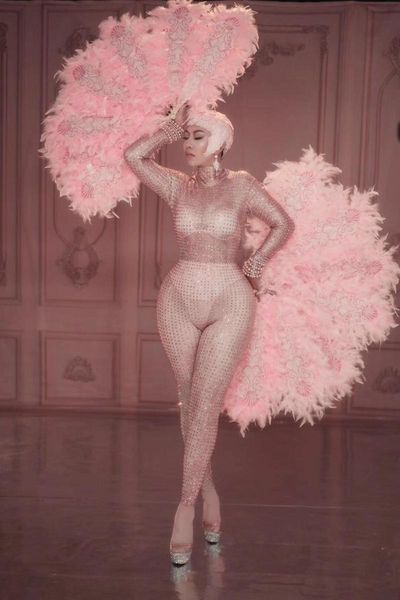 women's jumpsuits & rompers women pink shining rhinestones jumpsuit performance bodysuit stage wear birthday celebrate stretch outfit, Black;white
women's jumpsuits & rompers women pink shining rhinestones jumpsuit performance bodysuit stage wear birthday celebrate stretch outfit, Black;white
