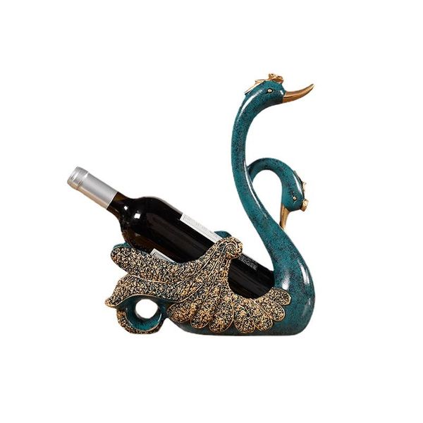 party favor european creative animal resin crafts modern ancient blue swan wine rack cabinet living room home decoration accessories
party favor european creative animal resin crafts modern ancient blue swan wine rack cabinet living room home decoration accessories