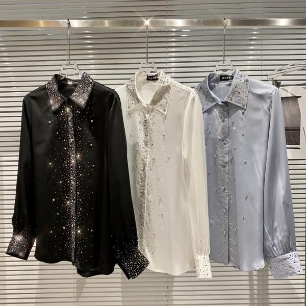 2021 Spring New Long Collar All the Sky Star Strass Dark Black Design Cotton Shirt 0ekb, White
2021 Spring New Long Collar All the Sky Star Strass Dark Black Design Cotton Shirt 0ekb, White