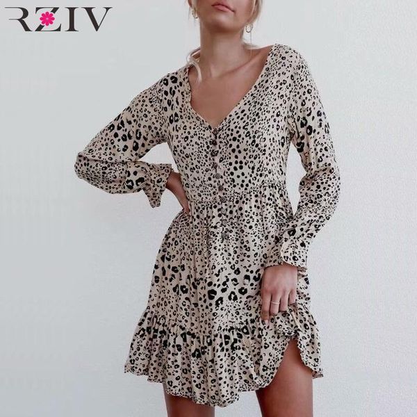 casual dresses rziv summer female leopard print dress v-neck long-sleeved slim vestidos, Black;gray
casual dresses rziv summer female leopard print dress v-neck long-sleeved slim vestidos, Black;gray
