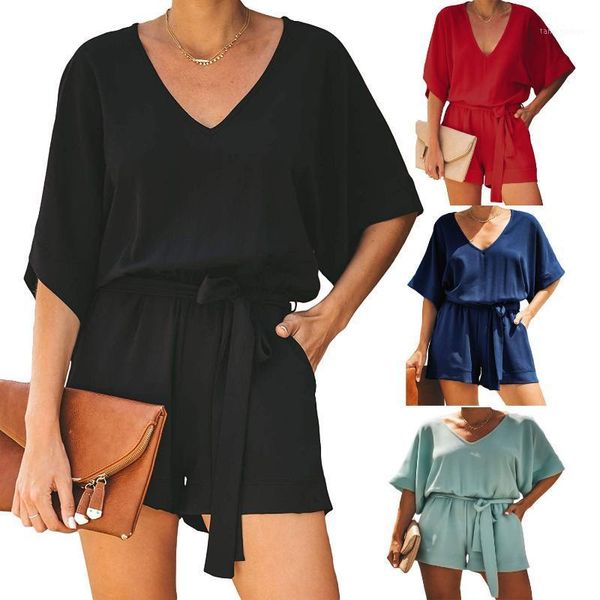 women's jumpsuits & rompers wide leg pants female casual solid color v-neck lace short-sleeved jumpsuit chiffon red green bodysuit, Black;white
women's jumpsuits & rompers wide leg pants female casual solid color v-neck lace short-sleeved jumpsuit chiffon red green bodysuit, Black;white