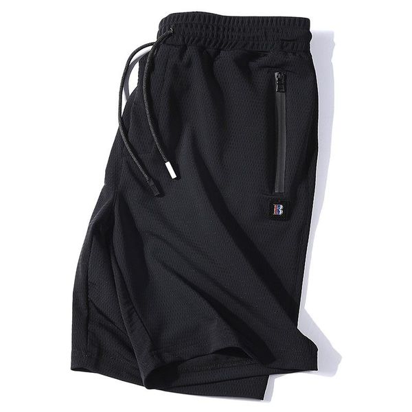 men's shorts summer sports pants casual large underpants capris beach ice silk quick drying, White;black
men's shorts summer sports pants casual large underpants capris beach ice silk quick drying, White;black