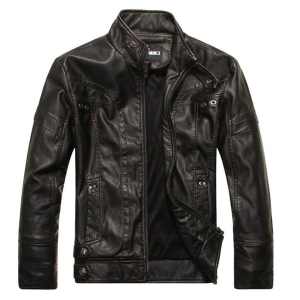 tang cool 2021 men pu jackets new motorcycle men's cotton coat autumn winter fleece leather jacket jaqueta masculinity cngh, Black
tang cool 2021 men pu jackets new motorcycle men's cotton coat autumn winter fleece leather jacket jaqueta masculinity cngh, Black