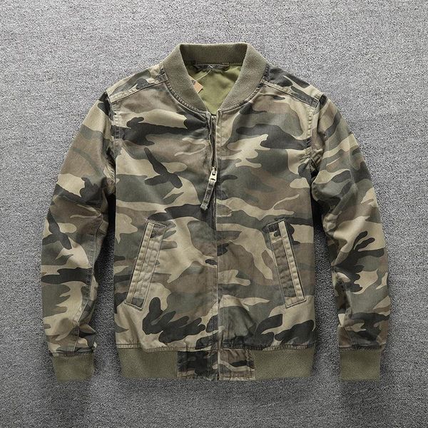 loose ribbed camouflage jacket men tactical camo jacket oversize green casual zip up male coat cotton long sleeve top, Black;brown
loose ribbed camouflage jacket men tactical camo jacket oversize green casual zip up male coat cotton long sleeve top, Black;brown