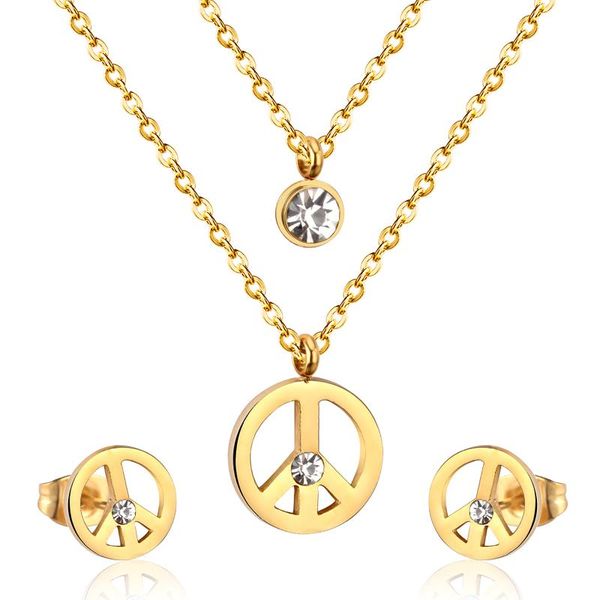 earrings & necklace luxukisskids wedding jewelry round crystal double earring sets stainless steel necklaces for women party, Silver
earrings & necklace luxukisskids wedding jewelry round crystal double earring sets stainless steel necklaces for women party, Silver