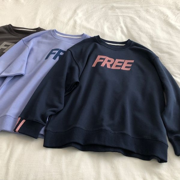 minimalist letter sweater women's round neck loose pullover coat 2021 new spring and autumn lazy style bf fashion students, Black
minimalist letter sweater women's round neck loose pullover coat 2021 new spring and autumn lazy style bf fashion students, Black