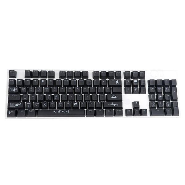 104-key personalized keycap, two-color injection molded cross shaft light-transmitting keycap, universal model
104-key personalized keycap, two-color injection molded cross shaft light-transmitting keycap, universal model