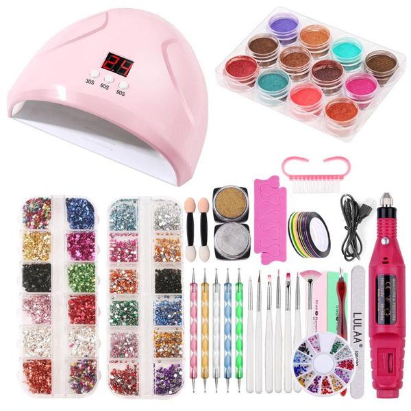 nail art kits professional gel set with 36w uv lamp acrylic extension polish all for manicure
nail art kits professional gel set with 36w uv lamp acrylic extension polish all for manicure