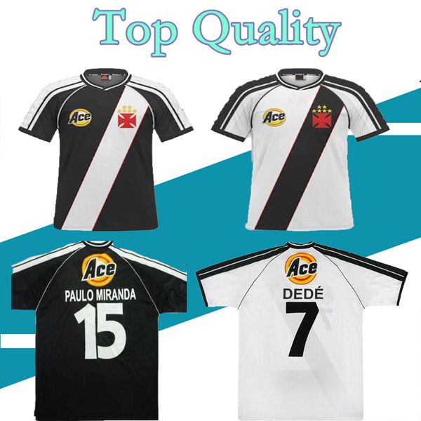 1999 2000 vasco dagama retro soccer jersey 99 00 romario da gama away paulo miranda dede juninho luizao vintage classic football shirt, Black;yellow
1999 2000 vasco dagama retro soccer jersey 99 00 romario da gama away paulo miranda dede juninho luizao vintage classic football shirt, Black;yellow
