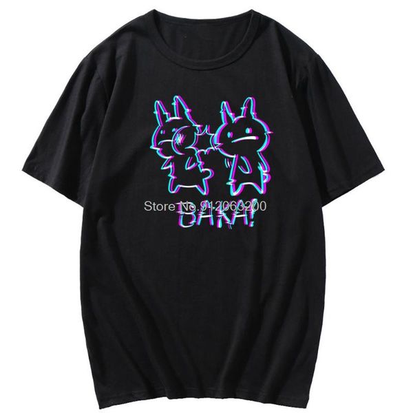 men's t-shirts male baka slap funny t-shirt summer japanese anime cute style loose printed short-sleeved, White;black
men's t-shirts male baka slap funny t-shirt summer japanese anime cute style loose printed short-sleeved, White;black