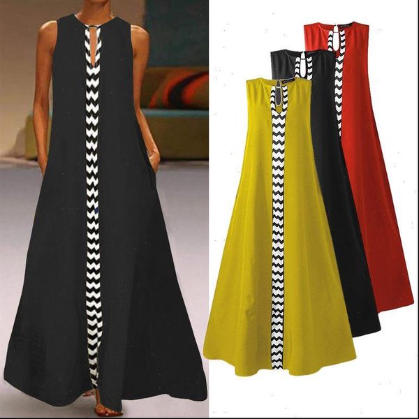plus size printed maxi dress vintage womens spliced sundress zanzea 2021 fashion summer sarafans tank vestidos female robe 5xl, Black;gray
plus size printed maxi dress vintage womens spliced sundress zanzea 2021 fashion summer sarafans tank vestidos female robe 5xl, Black;gray