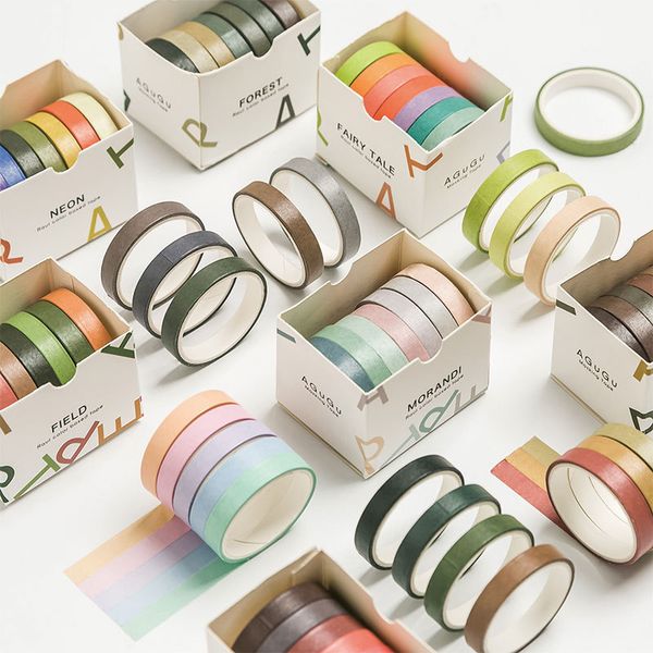 3pieces/lot 7pcs/set washi tape rainbow color masking tape decorative tape for sticker scrapbooking diy p album
3pieces/lot 7pcs/set washi tape rainbow color masking tape decorative tape for sticker scrapbooking diy p album