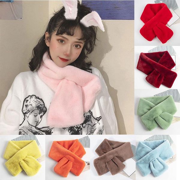 scarves korean plush warm scarf imitation fur collar furry cross neck warmer solid color soft comfortable, Blue;gray
scarves korean plush warm scarf imitation fur collar furry cross neck warmer solid color soft comfortable, Blue;gray
