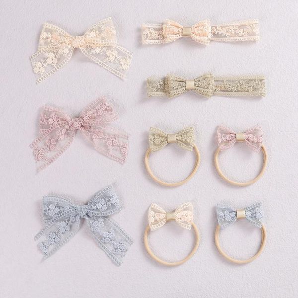 hair accessories cute lace bows baby headband elastic girl hairbands hollow out bowknot princess bands for children kids, Slivery;white
hair accessories cute lace bows baby headband elastic girl hairbands hollow out bowknot princess bands for children kids, Slivery;white