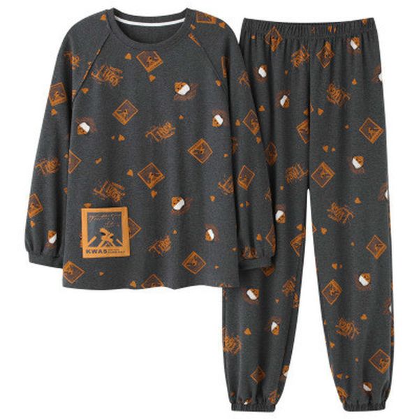 cotton home suit long sleeve sleep + pants lounge set sleepwear women's pijama de mujer nightie night pyjama femme 210305, Black;red
cotton home suit long sleeve sleep + pants lounge set sleepwear women's pijama de mujer nightie night pyjama femme 210305, Black;red