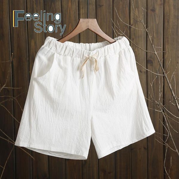 women's shorts high waisted cotton linen women trousers elastic waist loose casual plus size with drawstring beach, White;black
women's shorts high waisted cotton linen women trousers elastic waist loose casual plus size with drawstring beach, White;black