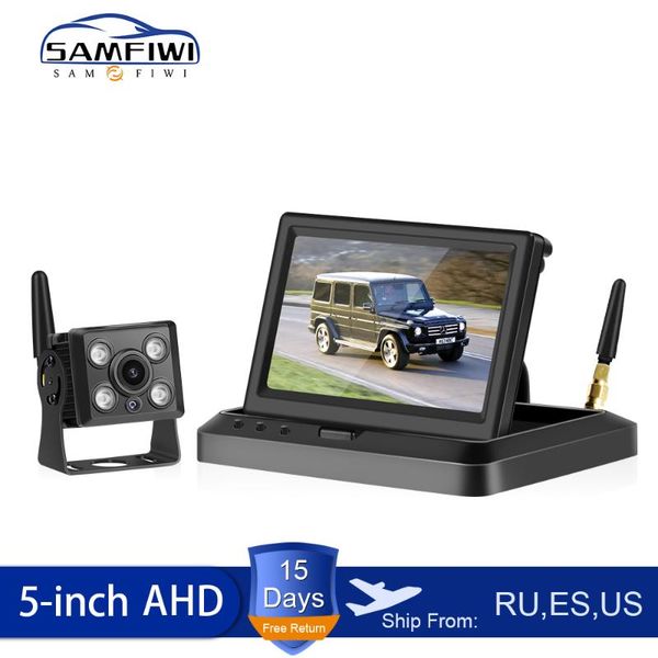 car video ahd wireless monitor screen 5 inch tft lcd ir rear view camera reverse backup wifi for bus truck
car video ahd wireless monitor screen 5 inch tft lcd ir rear view camera reverse backup wifi for bus truck