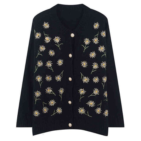 women's jackets runway christmas winter women vintage long-sleeved outwear 3d floral embroidery cardigan single-breasted o-neck black s, Black;brown
women's jackets runway christmas winter women vintage long-sleeved outwear 3d floral embroidery cardigan single-breasted o-neck black s, Black;brown