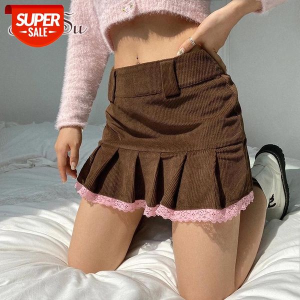 artsu pink lace y2k pleated mini skirt brown autumn casual high waist skirts womens korean fashion ruffles streetwear sk52055 #sl86, Black
artsu pink lace y2k pleated mini skirt brown autumn casual high waist skirts womens korean fashion ruffles streetwear sk52055 #sl86, Black