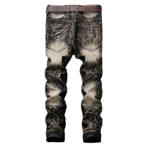 kh's from men of european and american fashions customized wing boredom jeans skinny mens retro holes denim pants tvo9, Blue
kh's from men of european and american fashions customized wing boredom jeans skinny mens retro holes denim pants tvo9, Blue