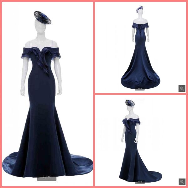 2021 new arrival navy blue mermaid evening dress off the shoulder sweetheart neckline ruffled formal evening gowns court train, Black;red
2021 new arrival navy blue mermaid evening dress off the shoulder sweetheart neckline ruffled formal evening gowns court train, Black;red