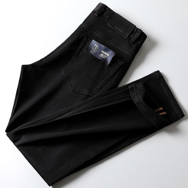 men's jeans high-end twill micro-elastic fabric quality black wash versatile casual men's pants soft comfortable straight leg for, Blue
men's jeans high-end twill micro-elastic fabric quality black wash versatile casual men's pants soft comfortable straight leg for, Blue