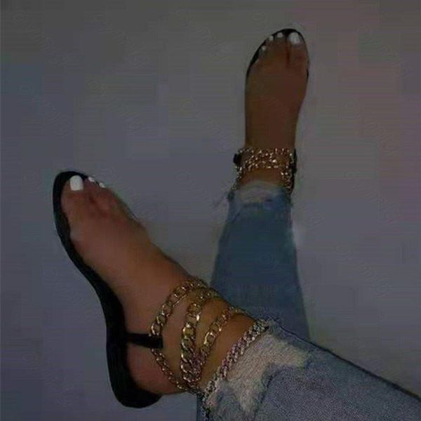 sandals women summer basic flats shoes woman pvc leather plus size flip thong gothic chain sandalias mujer sapato feminino, Black
sandals women summer basic flats shoes woman pvc leather plus size flip thong gothic chain sandalias mujer sapato feminino, Black