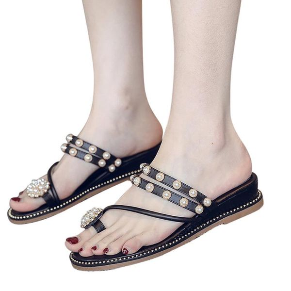 sagace summer sandals women shoes pearl wedges breathable slipper slip-on non-slip hiking walking shoes zapatos de mujer, Black
sagace summer sandals women shoes pearl wedges breathable slipper slip-on non-slip hiking walking shoes zapatos de mujer, Black