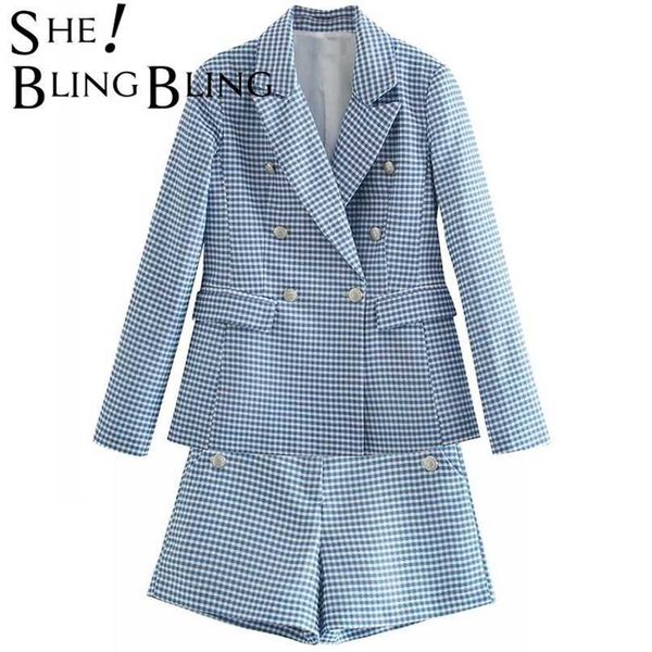 sheblingbling za women double plaid breasted houndstooth blazer coat short vintage female outerwear chic outfits sets 211006, White;black
sheblingbling za women double plaid breasted houndstooth blazer coat short vintage female outerwear chic outfits sets 211006, White;black