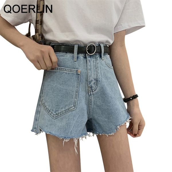 vintage denim shorts women summer wide leg high waist jeans casual loose girls short blue black 210601, White;black
vintage denim shorts women summer wide leg high waist jeans casual loose girls short blue black 210601, White;black