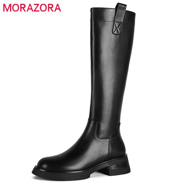 boots morazora 2022 genuine leather est women riding full black low heels fashion casual shoes knee high
boots morazora 2022 genuine leather est women riding full black low heels fashion casual shoes knee high