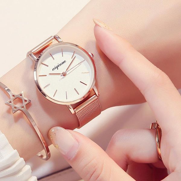 wristwatches fashion women watches simple romantic rose gold watch women's wrist ladies relogio feminino dropship, Slivery;brown
wristwatches fashion women watches simple romantic rose gold watch women's wrist ladies relogio feminino dropship, Slivery;brown
